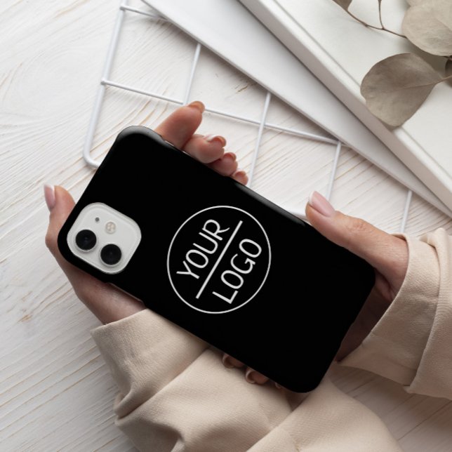Your Logo Simple Logo Replacement iPhone Case (Creator Uploaded)