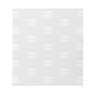 Your Logo Simple Repeating Logo Notepad