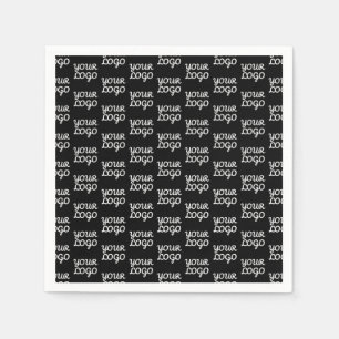 Your Logo   Simple Repeating Logo Pattern  Napkin