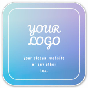 Your Logo & Slogan or other text Blue & Purple