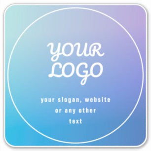 Your Logo & Slogan or other text Blue & Purple