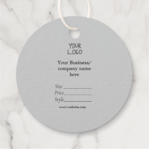 Your logo social media QR code Price tags
