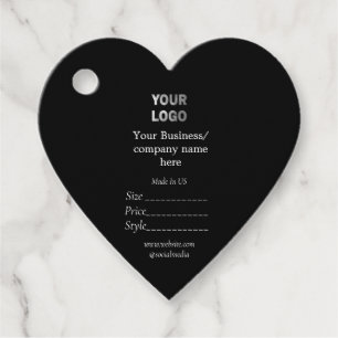 Your logo  social media QR code Price tags