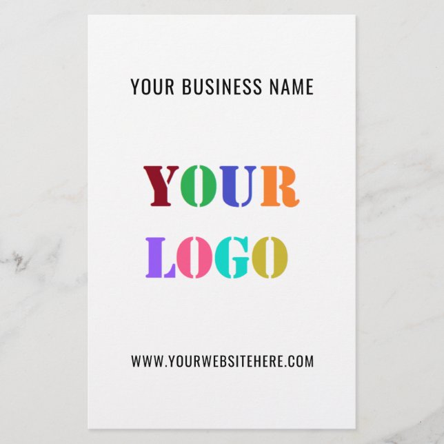 Your Logo Text Promotional Business Flyer Template (Front)