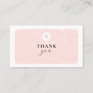 Your Logo Thank You For Your Purchase  Business Card