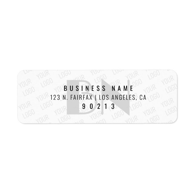 Your Logo Tiled & Automatically Lightened (Front)