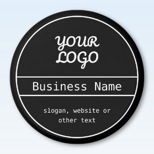 Your Logo   Unique Editable Business Design Magnet