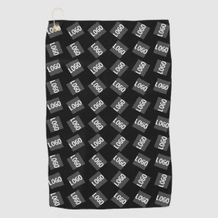 Your Logo Unique Geometric Pattern Golf Towel