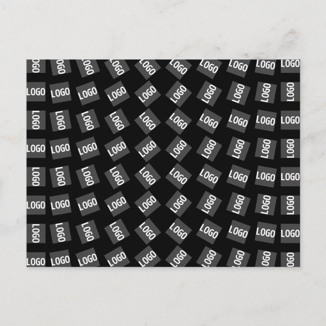 Your Logo | Unique Logo, Design or Image Pattern  Postcard (Front)