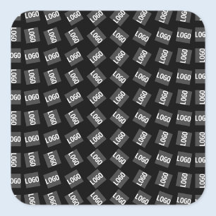 Your Logo   Unique Logo, Design or Image Pattern  Square Sticker