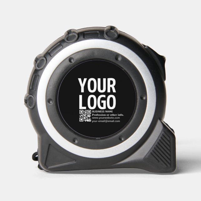 Your Logo w/Editable QR code & Text  1 (Front)