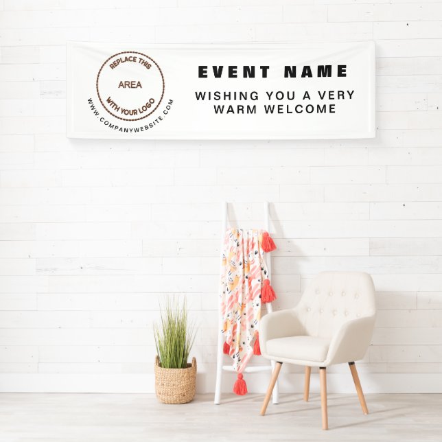 Your Logo Website Business Event Welcome Banner (Insitu)