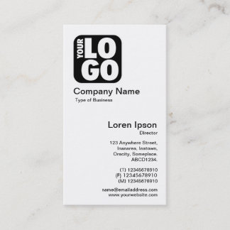 Your Logo - White Business Card