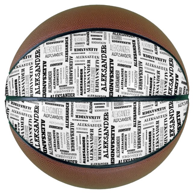 Your (Long) Name is All Over This Basketball (Front)