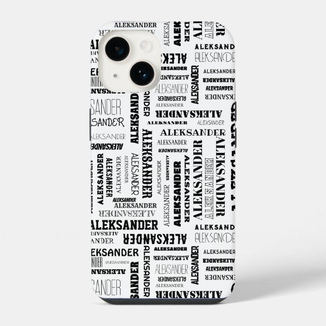 Your (Long) Name is All Over This iPhone Case (Back)