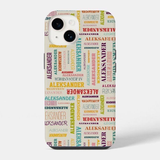 Your (Long) Name is All Over This iPhone Case (Back)
