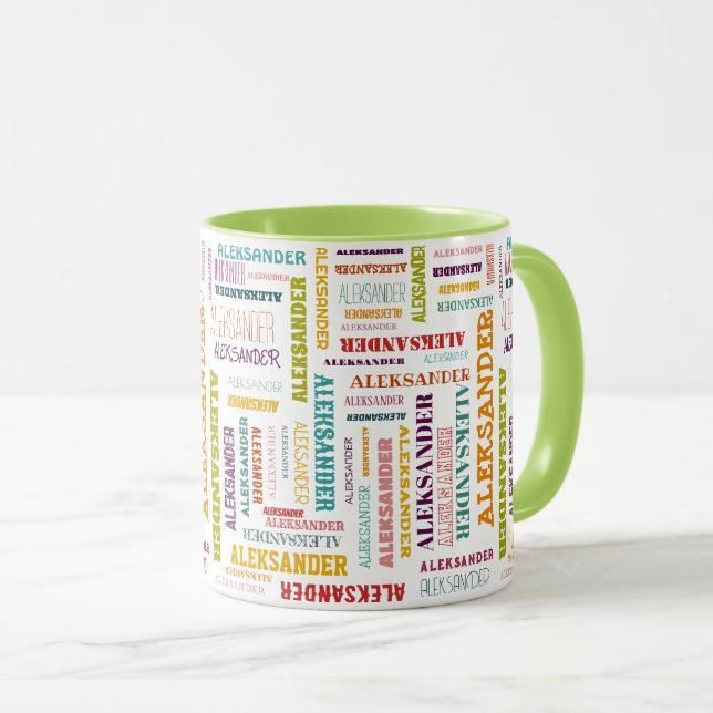 Your (Long) Name is All Over This Mug (Front Right)