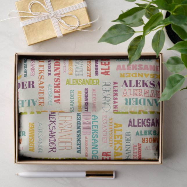 Your (Long) Name is All Over This Tissue Paper (Gift)
