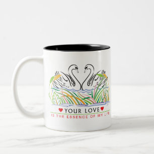 Your Love is essence Two-Tone Coffee Mug