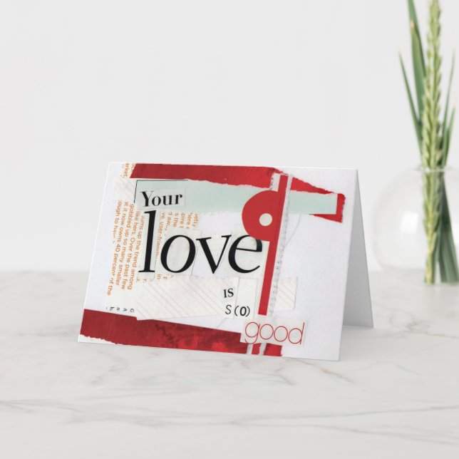 Your Love is So Good Holiday Card (Front)