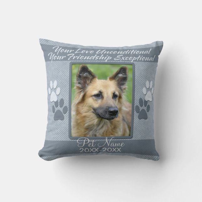 Your Love Unconditional Pet Sympathy Custom Cushion (Front)