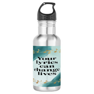Your Lyrics Can Change Lives 2 532 Ml Water Bottle