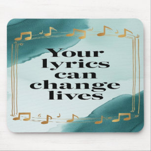 Your Lyrics Can Change Lives option 2 Mouse Mat