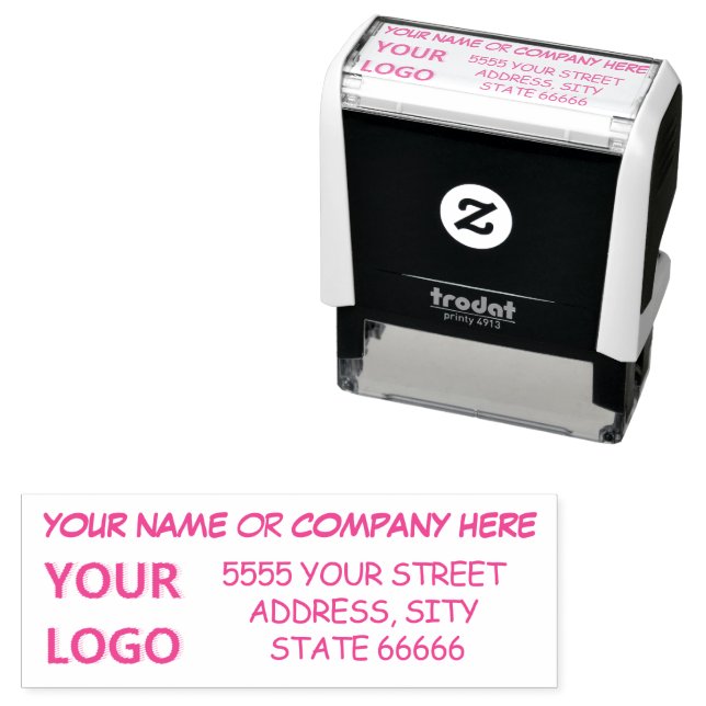 Your Mailing Stamp with Address Name Logo or Photo (In Situ)