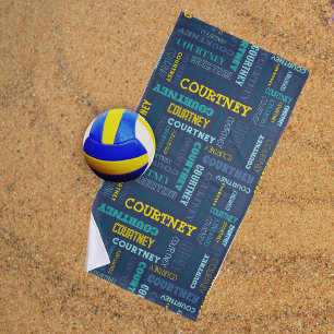 Your (Medium Length) Name is All Over This Beach Towel