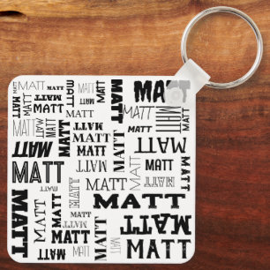 Your (Medium Length) Name is All Over This Key Ring