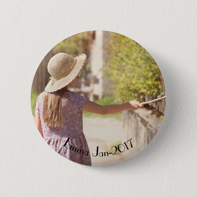 Your memoirs 6 cm round badge (Front)