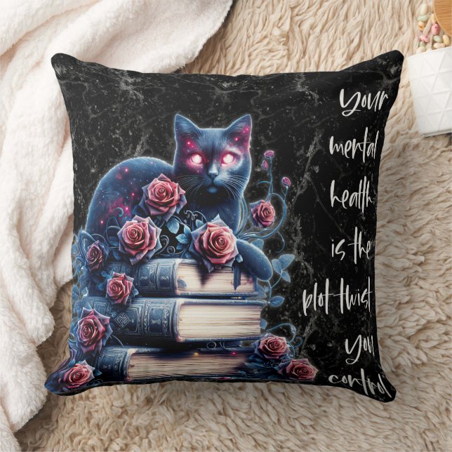 Your Mental Health Is the Plot Twist You Control  Cushion (Blanket)