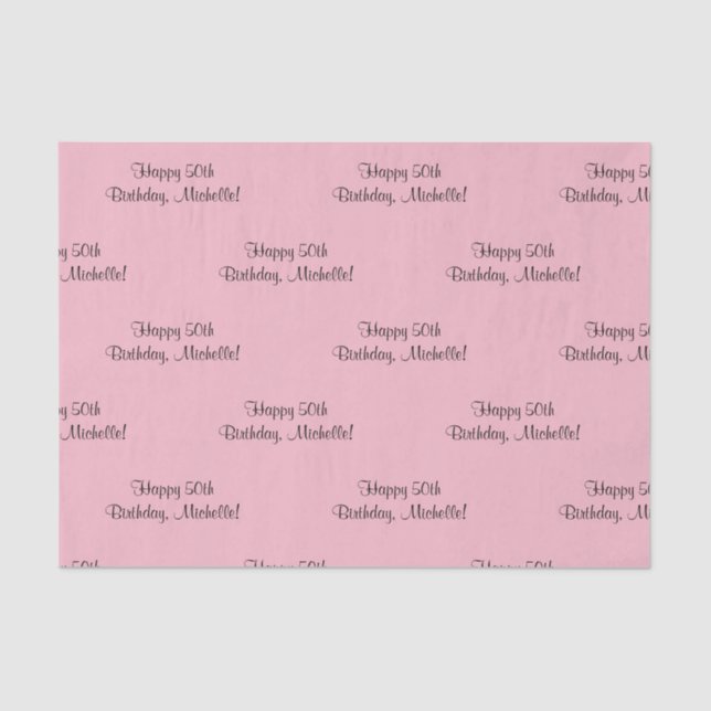 Your Message Choose Colour Tissue Paper (Front)