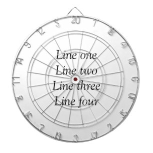 Your message here add text name monogram image quo dartboard