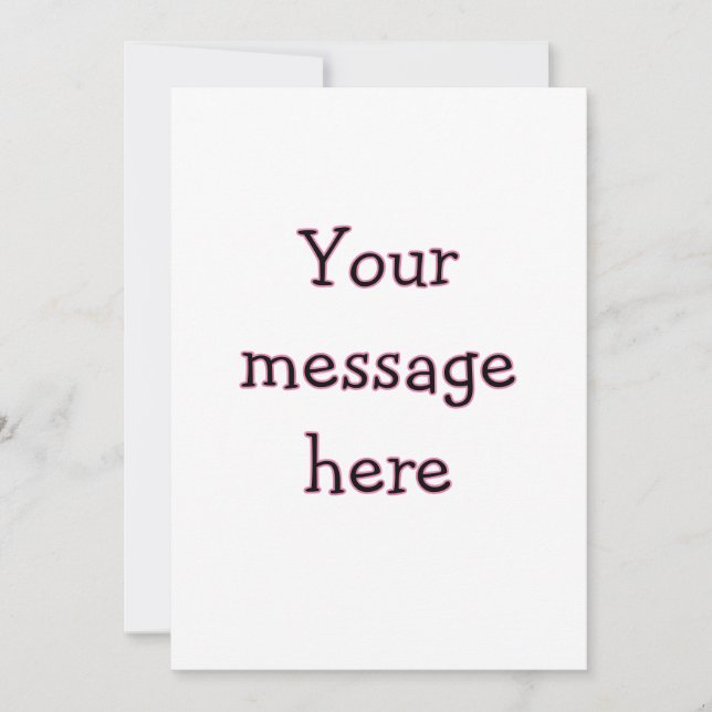 Your message here add text name monogram image quo holiday card (Front)