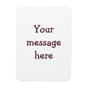 Your message here add text name monogram image quo magnet
