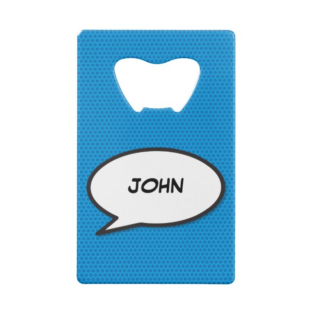 Your Message Speech Bubble Fun Retro Comic Book (Back)