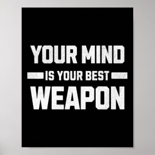 Your Mind Is Your Best Weapon. Strategy And Intell Poster