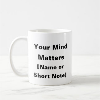 Your Mind Matters – Personalized Mental Health Mug