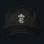 Your Monogram Personalised  Embroidered Hat<br><div class="desc">Embroidered monogrammed customisable cap easy to Personalise with your own custom monogram for FREE .. from Ricaso</div>