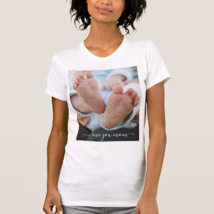 Your Mum Photo T-Shirt Text - I Love You Mum