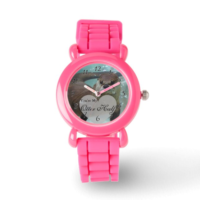 Your my Otter Half Brown River Otter Swimming Watch (Front)