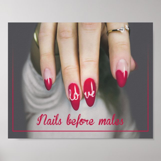 Your nails are your first need, nail salon decor  (Front)