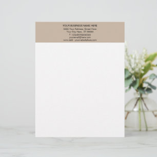 Your Name Address Contact Info Personalised Colour Custom Letterhead