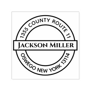 Your Name and Address Self-inking Stamp