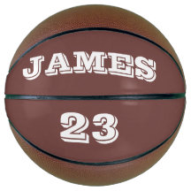 Your Name and Number Personalised Basketball