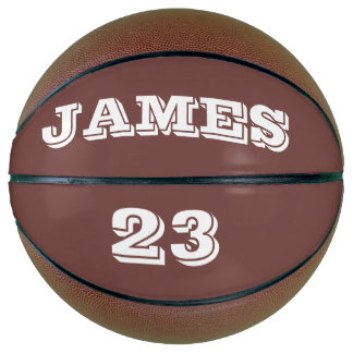 Your Name and Number Personalised Basketball