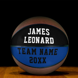 Your Name and Team Colours Personalised Basketball