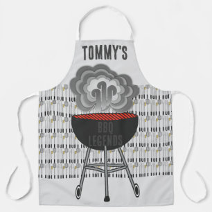 YOUR NAME BBQ LEGENDS APRON