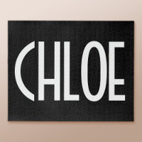 Your Name, Bold White Text | Black